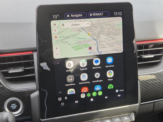 Renault Arkana 1.6 E-Tech Hybrid 145 R.S. Line Automaat / Glazen schuif- en kanteldak / Dealer onderhouden / Stuur en Stoel verwarming / Rondomzicht camera / Adaptief CC / Keyless Entry/Start / Apple Carplay Android Auto / Climate control /