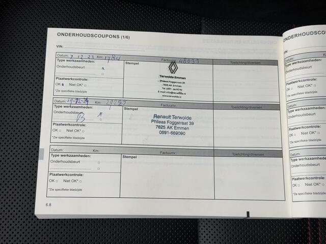 Renault Arkana 1.6 E-Tech Hybrid 145 R.S. Line / Trekhaak / Adaptieve Cruise / Elektr. Stoelen / Apple Carplay & Android Auto / Camera / Navigatie / Stoel & Stuurwiel Verwarming / Lederen Bekleding / Carbon Interieur Delen / Dodehoek Detectie / DAB /