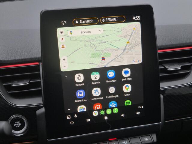 Renault Arkana 1.6 E-Tech Hybrid 145 R.S. Line / Adaptieve Cruise / Lederen Bekleding / 100 % Onderhouden / Camera / Stoel & Stuur Verwarming / Elektr. Stoelen / Dodehoek Detectie / Apple Carplay & Android Auto /