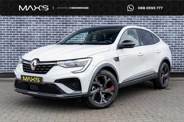 Renault Arkana 1.6 E-Tech Hybrid 145 R.S. Line | Two-Tone | Navigatie | Apple Carplay | Android Auto | Stoelverwarming | Lederen Bekleding | LED Koplampen | Elektrisch Verstelbare Voorstoelen | Lichtmetalen Velgen 18 inch