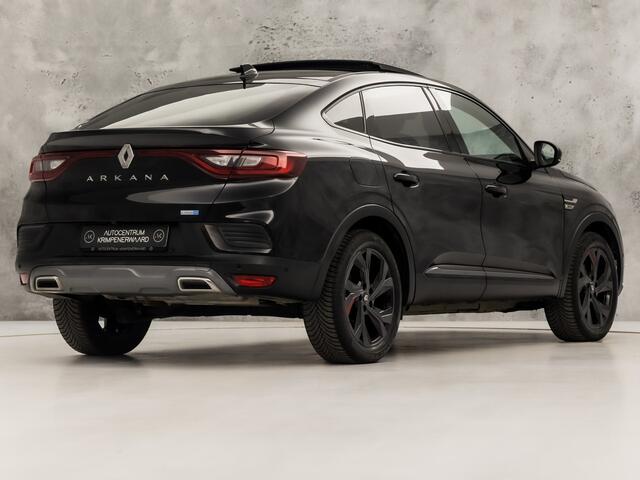 Renault Arkana 1.6 E-Tech Hybrid 145 R.S. Line 145Pk Automaat (SCHUIFDAK, GROOT NAVI, CLIMATE, STUUR/STOELVERWARMING, ELEK SPORTSTOELEN, LEDER, GETINT GLAS, KEYLESS, ADAPTIVE CRUISE, NIEUWSTAAT)