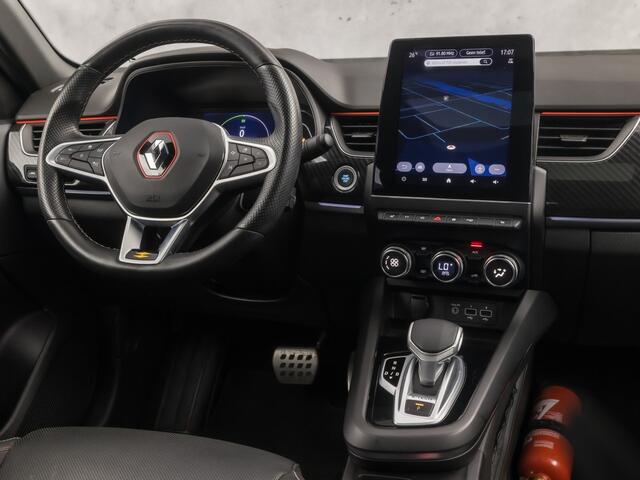 Renault Arkana 1.6 E-Tech Hybrid 145 R.S. Line 145Pk Automaat (SCHUIFDAK, GROOT NAVI, CLIMATE, STUUR/STOELVERWARMING, ELEK SPORTSTOELEN, LEDER, GETINT GLAS, KEYLESS, ADAPTIVE CRUISE, NIEUWSTAAT)