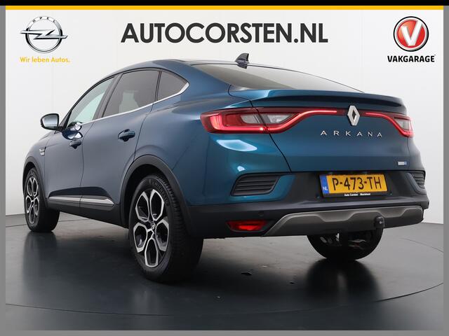 Renault Arkana 1.6 E-Tech Hybrid 145PK Automaat Trekhaak Adap.Cruise Navi Camera Ecc Apple Carplay Android Auto Intens Regen-Lichtsensor Lmv 18" Privacy Glas Pdc Bluetooth DAB Lane Assist Isofix Origineel Nederlandse Auto