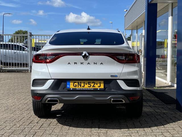 Renault Arkana 1.6 E-Tech hybrid 145 techno / RS-Line / Adaptive Cruise / Full LED verlichting / Stoel- en stuurverwarming / PDC voor en achter / Parkeercamera / Keyless entry & go / Elektrische stoelbediening / Leder & Alcantara bekleding / DAB radio, Bluetooth etc. / CarPlay & Androidauto / 18 " LMV / Getint glas / Elektr ramen en spiegels / ETC
