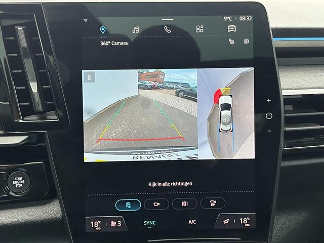 Renault Austral E-Tech Full Hybrid 200 Techno Automaat / 3 jaar Fabrieksgarantie vanaf Nieuw / Trekgewicht 1.500 kg / Panorama dak / 360° Camera / Apple Carplay & Android Auto / Keyless Entry & Start / Cruise- en Climate Control / Parkeersensoren voor en achter