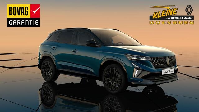 Renault Austral E-Tech full hybrid 200 esprit Alpine | Nieuwste facelift model | Premium kleur bleu Naxos/zwart | Full hybrid 200pk! | Luxe esprit Alpine uitvoering | Lage kilometerstand | SoH waarde 99% |