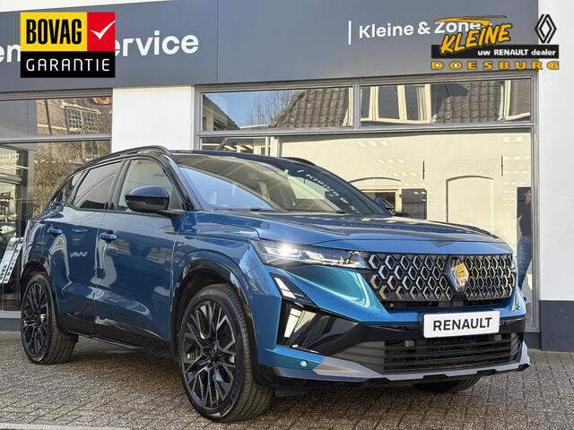 Renault Austral E-Tech full hybrid 200 esprit Alpine | Premium kleur bleu Naxos/zwart | Full hybrid 200pk! | Luxe esprit Alpine uitvoering | Lage kilometerstand | SoH waarde 99% | Schitterende auto |
