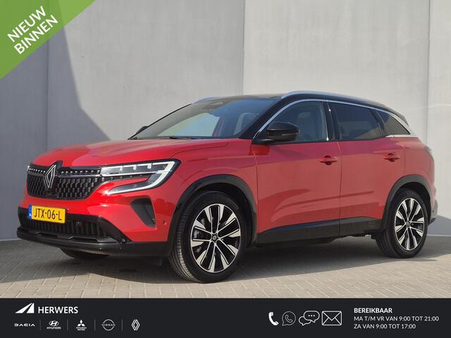 Renault Austral 1.2 E-Tech full hybrid 200 techno Automaat / Fabrieksgarantie tot 02-2028 / Trekgewicht 1500 kg / Panoramadak / Rondomzicht camera / Apple Carplay Android Auto / Draadloze telefoon lader / Keyless Entry/Start / Adaptief cruise control /