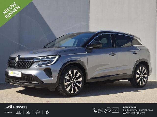 Renault Austral E-Tech Hybrid 200 Techno Automaat / Fabrieksgarantie tot 03-2027 / Pack Look & Pack Safety / All season banden / Trekgewicht 1500 kg / Panoramadak / Elektrische achterklep / Stuur- Stoel & Voorruit verwarming / Rondomzicht camera / Adaptief cruise control