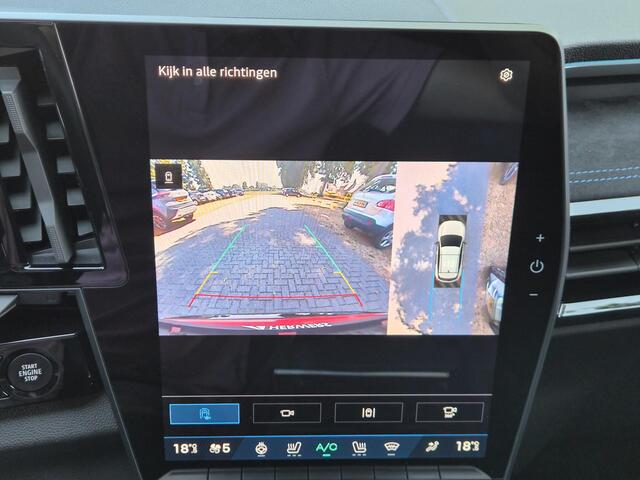 Renault Austral 1.2 E-Tech full hybrid 200 esprit Alpine / Fabrieksgarantie tot 02-2028 / Trekgewicht 1500 kg / Stuur- Stoel & Voorruit verwarming / Rondomzicht camera / Elektrische achterklep / Stoel met massage functie / Apple Carplay Android Auto /