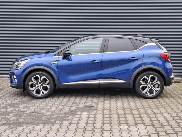 Renault CAPTUR 1.6 E-Tech Plug-in Hybrid 160 Intens Dealer O.H. PHEV | Panodak | Sportstoelen Verwarmd | Virtual | Apple Carplay | Navigatie | Camera | DAB | Sfeerverlichting | L.M. 18" |