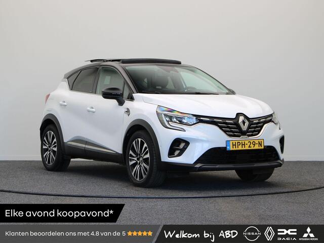 Renault CAPTUR E-Tech Plug-in Hybrid 160pk Initiale paris | Accuscore 96% | Schuif/kantel dak | Stoel en stuurverwarming | Achteruitrijcamera | Leder |
