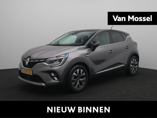 Renault CAPTUR TCe 130 Intens | Parkeersensoren v + a met achteruitrijcamera | EASY LINK mediasysteeem met Apple CarPlay & Android Auto | Lichtmetalen wielen 17" 'Bahamas' met zwarte inleg | Two-tone metaalkleur |