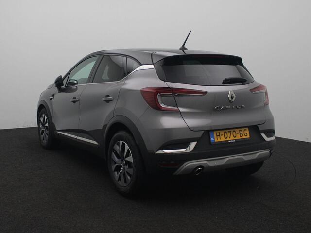 Renault CAPTUR TCe 130 Intens | Parkeersensoren v + a met achteruitrijcamera | EASY LINK mediasysteeem met Apple CarPlay & Android Auto | Lichtmetalen wielen 17" 'Bahamas' met zwarte inleg | Two-tone metaalkleur |
