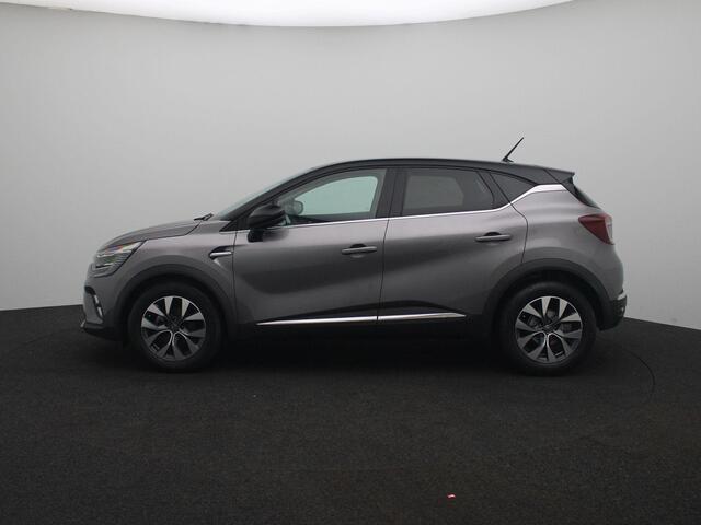 Renault CAPTUR TCe 130 Intens | Parkeersensoren v + a met achteruitrijcamera | EASY LINK mediasysteeem met Apple CarPlay & Android Auto | Lichtmetalen wielen 17" 'Bahamas' met zwarte inleg | Two-tone metaalkleur |