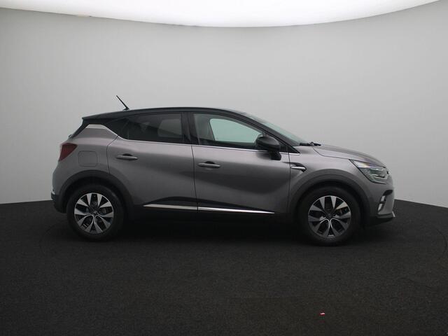 Renault CAPTUR TCe 130 Intens | Parkeersensoren v + a met achteruitrijcamera | EASY LINK mediasysteeem met Apple CarPlay & Android Auto | Lichtmetalen wielen 17" 'Bahamas' met zwarte inleg | Two-tone metaalkleur |