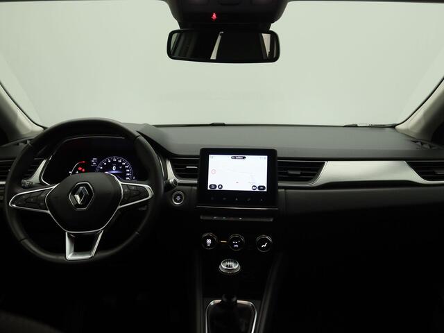 Renault CAPTUR TCe 130 Intens | Parkeersensoren v + a met achteruitrijcamera | EASY LINK mediasysteeem met Apple CarPlay & Android Auto | Lichtmetalen wielen 17" 'Bahamas' met zwarte inleg | Two-tone metaalkleur |