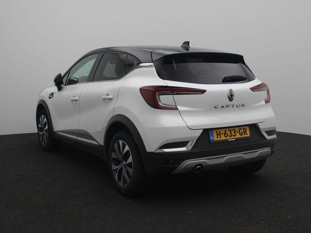 Renault CAPTUR TCe 100 Intens | Parkeersensoren v+a met achteruitrijcamera | Pack EASY LINK navigatie met Android Auto & Apple CarPlay | Ruimtebesparend res.wiel | Lichtmetalen wielen 17" 'Bahamas' met zwarte inleg |