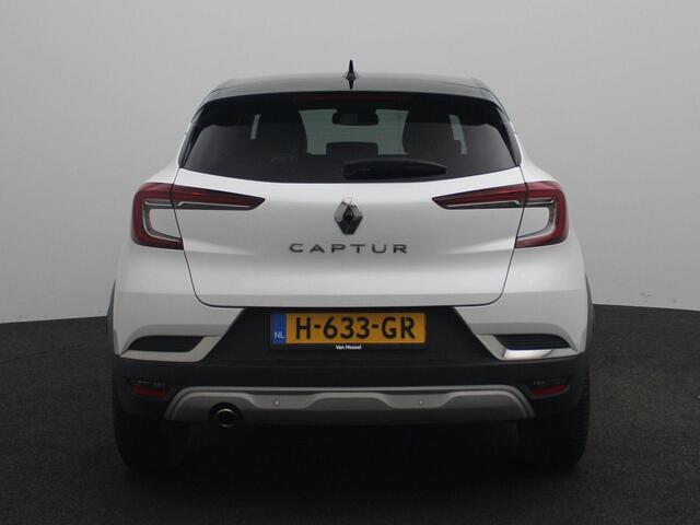 Renault CAPTUR TCe 100 Intens | Parkeersensoren v+a met achteruitrijcamera | Pack EASY LINK navigatie met Android Auto & Apple CarPlay | Ruimtebesparend res.wiel | Lichtmetalen wielen 17" 'Bahamas' met zwarte inleg |