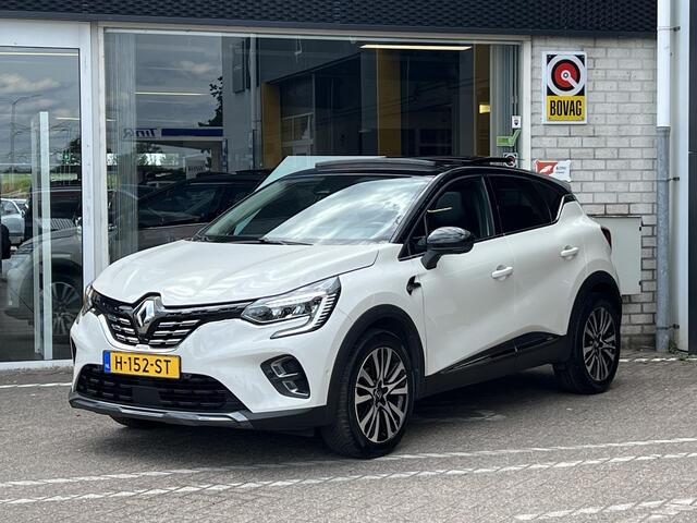 Renault CAPTUR 1.3 TCe 130 Initiale Paris | 100% dlr onderhouden | Glazen shuif-kantel dak | Bose Audio | 360 graden camera | Leer | Stoel & stuur verwarming |