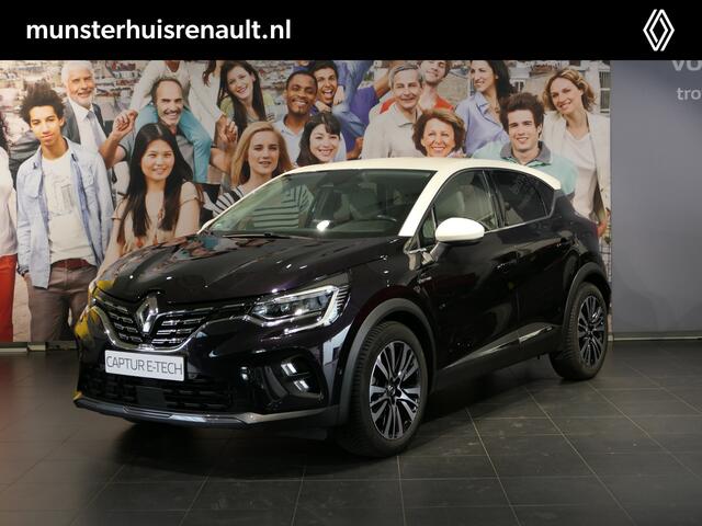 Renault CAPTUR 1.6 E-Tech Plug-in Hybrid 160 Initiale Paris *DEALER ONDERHOUDEN* *Trekhaak* - Allseasons, stoel + stuurverwarming & volleder bekleding