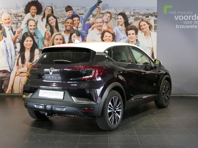 Renault CAPTUR 1.6 E-Tech Plug-in Hybrid 160 Initiale Paris *DEALER ONDERHOUDEN* *Trekhaak* - Allseasons, stoel + stuurverwarming & volleder bekleding