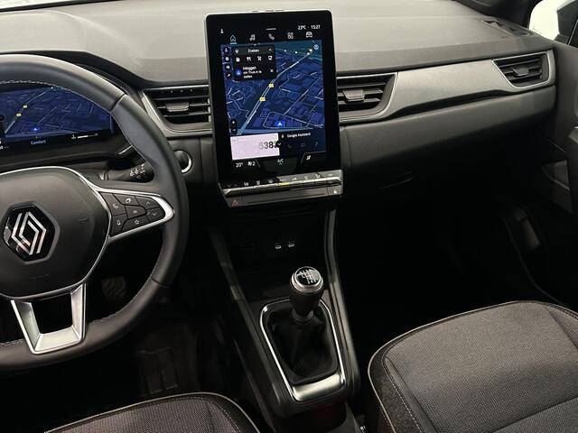 Renault CAPTUR 1.0 TCe 90 Techno | Navigatie 9,3" | Climate Control | Cruise Control | Lichtmetalen velgen 18" | Apple Carplay/Android Auto | Parkeersensoren voor, achter en achteruitrijcamera