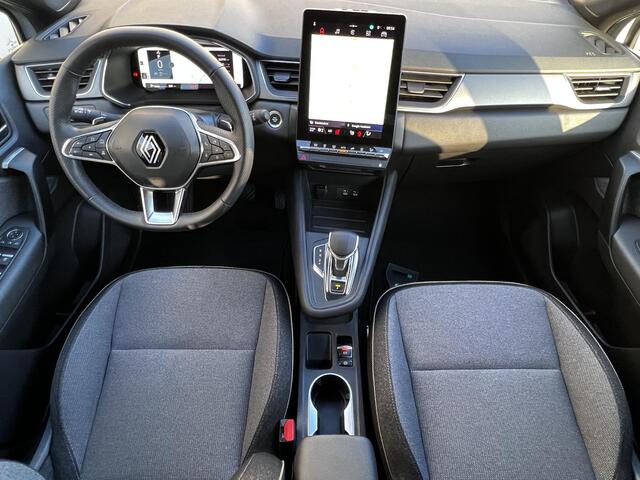 Renault CAPTUR Mild Hybrid 160 EDC Techno Automaat / Fabrieksgarantie tot 09-2026* / Navigatie groot scherm / Stuur- en stoelverwarming / Apple Carplay Android / 18" LM met All Season banden /