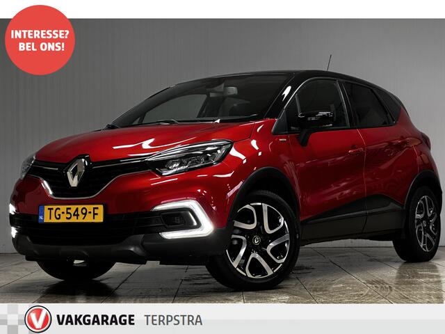 Renault CAPTUR 0.9 TCe Bose/ DEALER ONDERHOUDEN!/ Trekhaak/ Audio-Premium/ Two-Tone/ Keyless/ LED Koplampen/ Android Auto/ Camera/ 17'' LMV/ Extra getint glas/ PDC/ Navi/ Clima/ Cruise/ Bluetooth/ Multi. LEDER. Stuur/ LE