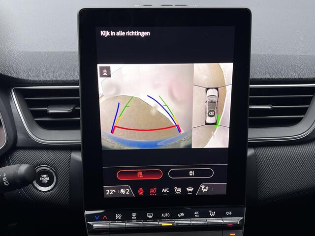 Renault CAPTUR 1.6 E-Tech full hybrid 145 esprit Alpine / Fabrieksgarantie tot 09-2026** / Schuifdak / Stuur-, stoel- en voorruitverwarming / Navi groot scherm / Apple Carplay Android / 19" LM wielen /