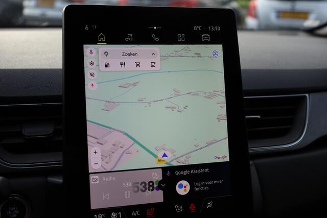 Renault CAPTUR 1.3 mild hybrid 160 techno CAMERA STUUR+STOELVERW. SFEERVERLICHTING CARPLAY NAVI ACC DAB STUURFLIPPERS PDC CLIMA 18"LMV ENZ!