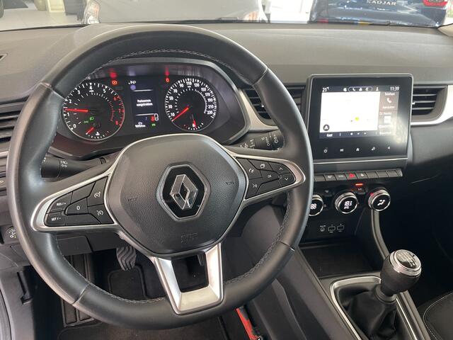 Renault CAPTUR 1.0 TCe 100 Bi-Fuel Business Zen Airco - Cruise control - Parkeersensoren achter - Navigatiesysteem - Bluetooth - Stuur multifunctioneel - Stuur leder - Elektrische ramen - Licht metalen velgen 17 inch - Rijstrooksensor met