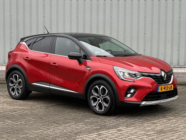 Renault CAPTUR 1.3 TCe 140 Intens / NL Auto / Dealer Onderhouden / Trekhaak 1500 KG / Camera / Navigatie / Apple CarPlay/Android Auto / Verwarmde Voorruit / Stuurverwarming / Adaptive Cruise Control / Half Lederen Bekleding /