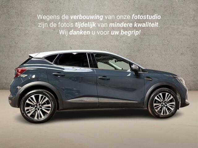 Renault CAPTUR 1.6 E-Tech plug-in hybrid 160 iconic 160Pk Automaat (SCHUIFDAK, VIRTUAL COCKPIT, APPLE CARPLAY, GROOT NAVI, LEDER, 360 CAMERA, STOELVERWARMING, ADAPTIVE CRUISE, GETINT GLAS, NIEUWSTAAT)