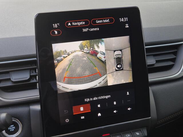 Renault CAPTUR 1.6 E-Tech Plug-in Hybrid 160 Initiale Paris / Automaat / Apple Carplay Android Auto / Rondomzicht camera / Stuur-, en Stoelverwarming / Keyless Entry/Start / Navigatie /