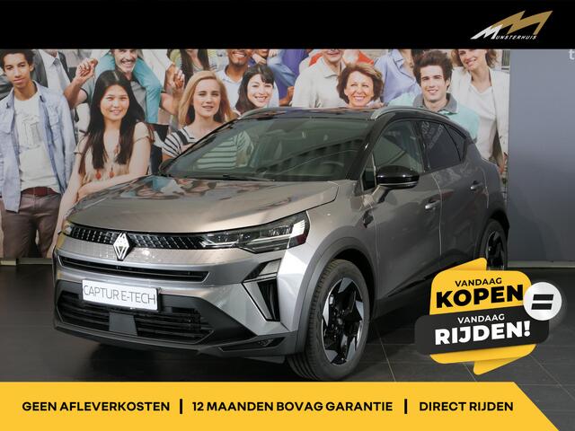 Renault CAPTUR 1.8 E-Tech full hybrid 160 techno - Stoel en stuurverw - Adaptive cruise - Apple carplay/ Android auto