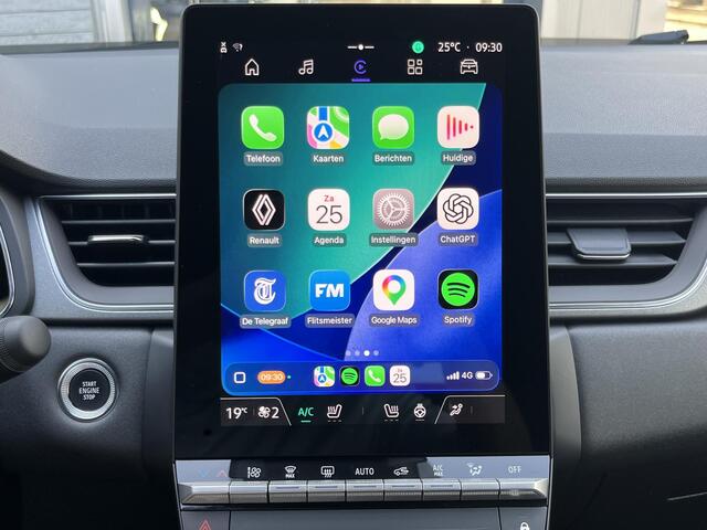 Renault CAPTUR 1.3 mild hybrid 160 techno | Navi/Clima/Adapt.Cruise/Camera/18"/Stoel+Stuurverw./Sfeerverl./Apple CarPlay-Android Auto