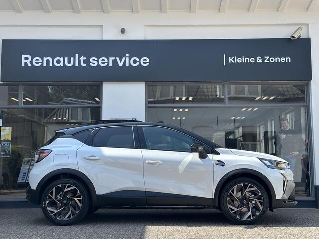 Renault CAPTUR 1.8 E-Tech full hybrid 160 esprit Alpine | Nieuwe Nederlandse auto | Pack Light & Sound | Rijklaarprijs!! | Prachtige kleur blanc Nacre / Noir | Reservewiel | Harman Kardon geluidssysteem |