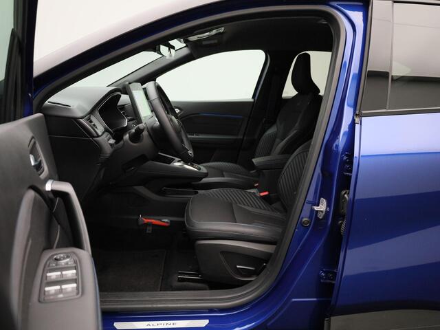 Renault CAPTUR 1.8 E-Tech Full Hybrid Esprit Alpine 160PK | Google Navigatie | Adaptieve Cruise Control met Stuurhulp | Stoel,- Stuur en Voorruitverwarming | 360 Graden Camera | 19'' Inch Velgen | Apple CarPlay & Android Auto