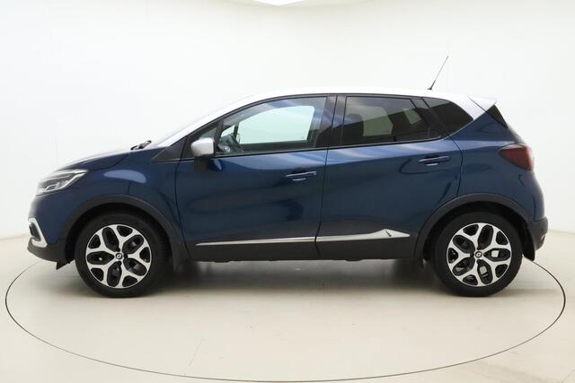 Renault CAPTUR 0.9 TCe Intens Two-Tone Metallic Lak l Camera l Bluetooth l Navigatie l PDC voor en achter l Android Auto/Apple Carplay l DAB l Cruise l LED l 17'' Lichtmetalen Velgen
