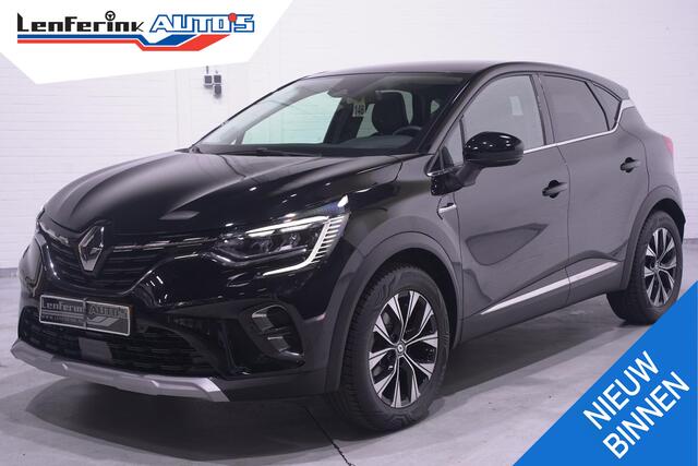 Renault CAPTUR 1.6 E-Tech full hybrid 145 techno NAP 1e Eigenaar Navi Apple Carplay Privacyglas achteruitrijcamera Trekhaak PDC V+A Clima LMV "17"