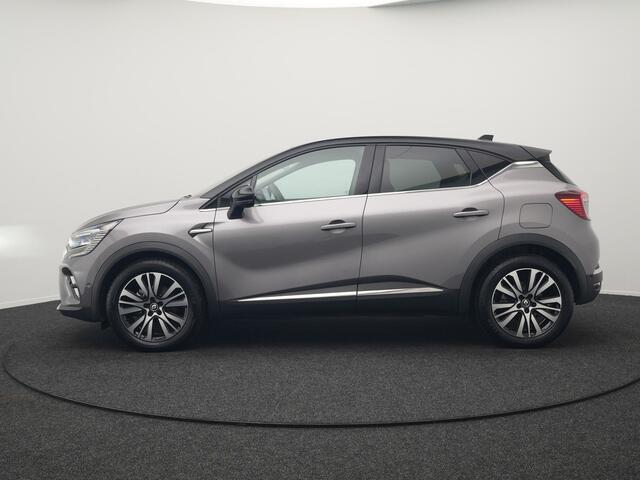 Renault CAPTUR 1.6 E-Tech Initiale Paris PHEV 160pk Dealer O.H | Adaptive Cruise | 360 Camera | Lederen Sportstoelen Verwarmd | Stuur Verwarmd | Blis | Keyless | Navigatie | DAB | 18"L.M | Plug In Hybrid |