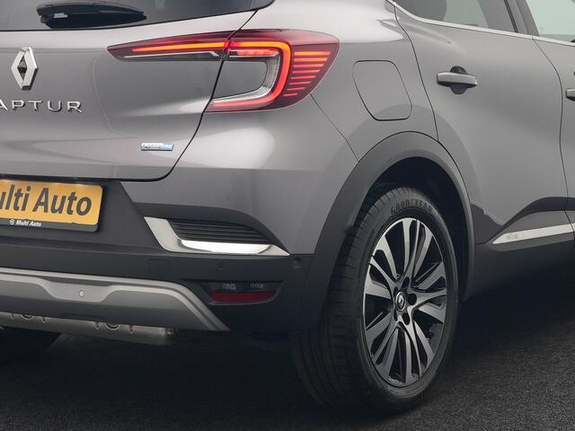 Renault CAPTUR 1.6 E-Tech Initiale Paris PHEV 160pk Dealer O.H | Adaptive Cruise | 360 Camera | Lederen Sportstoelen Verwarmd | Stuur Verwarmd | Blis | Keyless | Navigatie | DAB | 18"L.M | Plug In Hybrid |