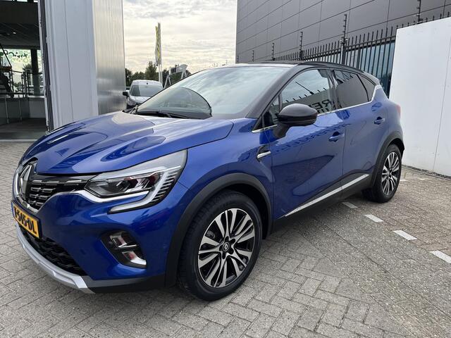 Renault CAPTUR 1.6 E-Tech full hybrid 145 iconic AUTOMAAT l SCHUIF KANTEL DAK / LEDEREN INTERIEUR / STOELVERWARMING / STUURWIEL VERWARMING