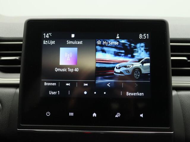 Renault CAPTUR TCe 100 Intens | EASY LINK multimedia systeem met Apple CarPlay & Android Auto | Parkeersensoren achter | Climate Control | Haaievin antenne | Lichtmetalen wielen 17" 'Bahamas'