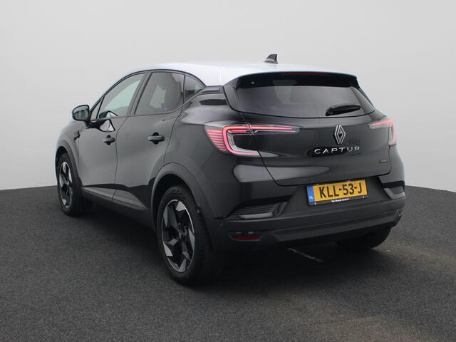Renault CAPTUR 1.8 E-Tech full hybrid 160 techno | Camera | Adaptieve Cruise Control | PDC Rondom | 18" LMV | Android Automotive | LED Pure Vision | Keyless | Licht- & Regensensor | Privacy Glass | Draadloze Apple Carplay & Android Auto