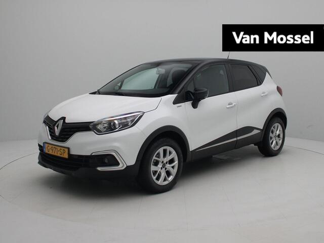 Renault CAPTUR TCe 90 Limited | MediaNav navigatiesysteem met Apple CarPlay & Android Auto | Airco | Lichtmetalen velgen | Privacy Glass | Parkeersensoren achter | Two-tone metaalkleur |