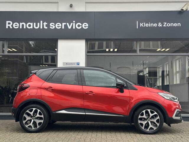 Renault CAPTUR 1.3 TCe 150 EDC Intens | Easy Life Pack | Voorstoelen verwarmd | Pack Premium | Armsteun | Panoramadak | Trekhaak | Premium kleur Rouge Flamme | Camera achter | Parkeersensoren voor + achter | Lage kilometerstand |