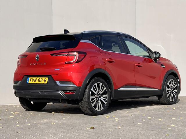 Renault CAPTUR 1.6 E-Tech Plug-in Hybrid 160 Initiale Paris / Dealer onderhouden / Accu SoH 91,56 % / BOSE audio / Leder / Camera 360° / Stuur- & Stoelverwarming / 18" LM wielen & All Season banden /