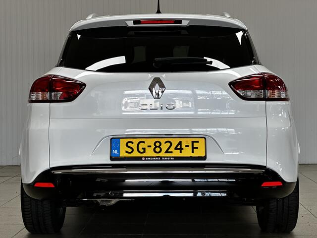 Renault CLIO Estate 0.9 TCe Limited/ Navi/ DAB+/ Airco/ Cruise/ Elek. pakket/ Isofix/ Bluetooth/ Armsteun/ Multi. LEDER. Stuur/ 16'' LMV/ Mistl./ PDC/ Extra getint glas.